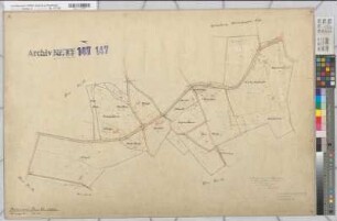 Mettingen (Mettingen), Umlegung Mettingen-Ost, Urkarte II Flur 23