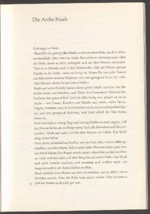 Die Arche Noah