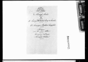 Beilegung des Titels "Königin Mutter" (1864)