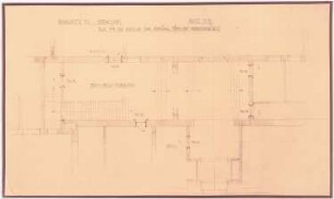 Auswärtiges Amt, Berlin-Mitte Umbau: Grundriss für Türenpositionen Treppenhalle EG 1:50