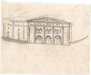 Hildebrand, Adolf von; Stuttgart; Theaterbau - Ansicht