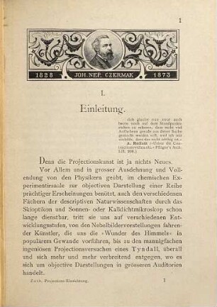 Die Projections-Einrichtung und besondere Versuchsanordnungen für physikalische, chemische, mikroskopische u. physiologische Demonstrationen am Grazer physiologischen Institute : Als Leitfaden bei Anlagen u. Versuchen beschrieben von Oskar Zoth. Mit 25 Abbildungen im Texte und 6 Tafeln