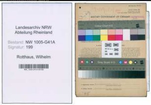 Entnazifizierung Wilhelm Rotthaus , geb. 11.10.1894 (Polizeibeamter)