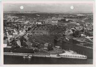 Koblenz, Deutsches Eck und Mosel