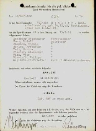 Rohloff, Wilhelm