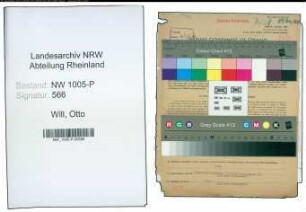 Entnazifizierung Otto Will , geb. 01.02.1885 (Inspektor)