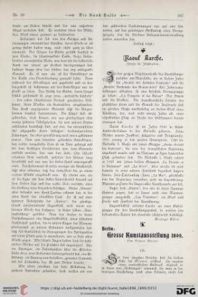 4: Berlin: Grosse Kunstausstellung 1899, [3]