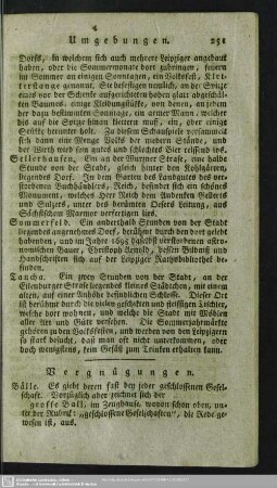 Vergnügungen
