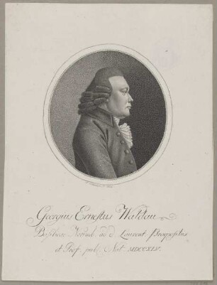 Bildnis des Georgius Ernestus Waldau