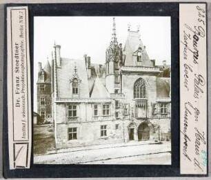 Bourges: Palais de Jacques Coeur, Aussenansicht (Stoedtner-Nr. 825)