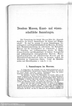 Dresdens Museen, Kunst- und wissenschaftliche Sammlungen