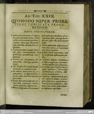 Ad Tit. XXIX. Quomodo Super Probatione Publicata Procedendum