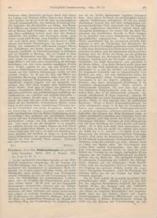 281-289 [Rezension] Pfleiderer, Otto, Religionsphilosophie auf geschichtlicher Grundlage