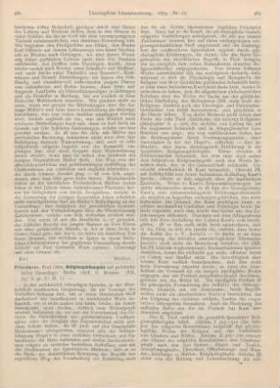 281-289 [Rezension] Pfleiderer, Otto, Religionsphilosophie auf geschichtlicher Grundlage