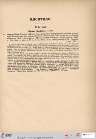 Nachtrag (Nr. 671)