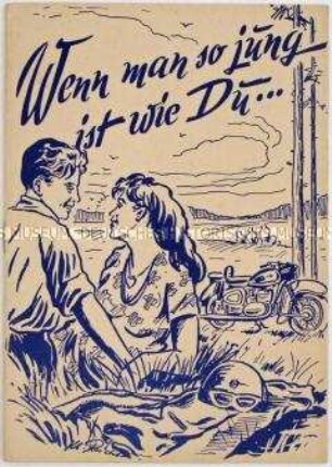 Flugschrift der Nationalen Front Halle anlässlich der Volkskammerwahl am 16. November 1958