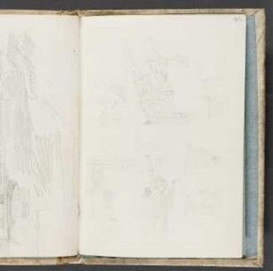 Architektur- und Figurenstudien