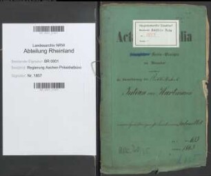 von Hartmann, Julian, geb. 20.06.1842, Reg.Präs. Bd. 2