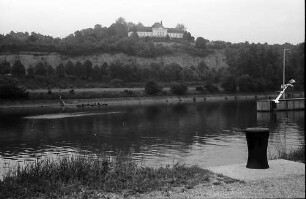 Marbach: Blick über den Neckar auf das Schiller-Nationalmuseum