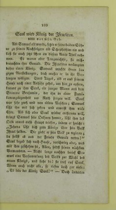 Saul wird König der Israeliten