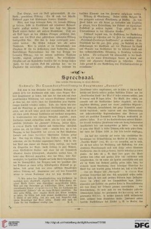 Sprechsaal