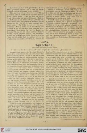 Sprechsaal