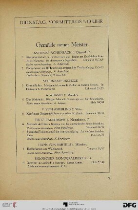 Gemälde euer Meister (Nr. 1-184)
