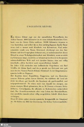 Ungelöste Rätsel