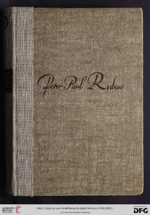 Peter Paul Rubens : Menschen und Mächte des Barock; ein Zeitbild