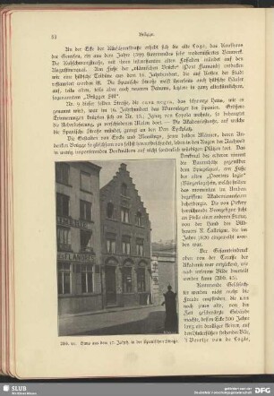 Haus aus dem 17. Jahrhundert in der Spanischen Straße