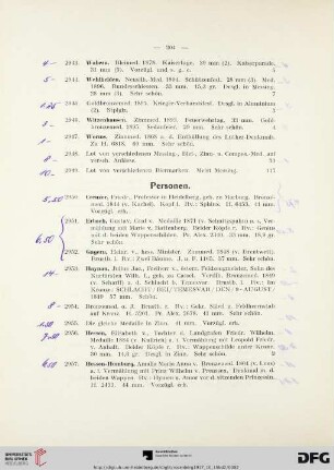 Personen (Nr. 2950-2984)