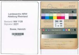 Entnazifizierung Heinrich Boese , geb. 04.11.1907 (Polizist)