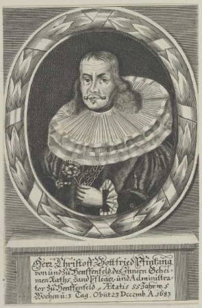 Bildnis des Christoph Gottfried Pfinzing
