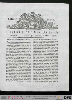 Heft 36 (25. März 1806)
