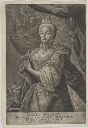 Bildnis der Maria Amalia, Römisch-Deutsche Kaiserin