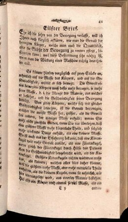 Eilfter Brief. - Zwanzigster Brief.