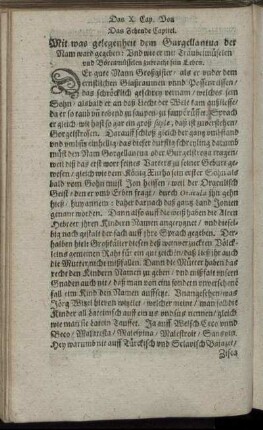 Das Zehende Capitel.