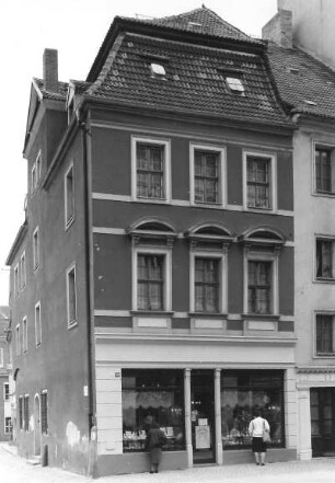 Bautzen, Reichenstraße 28. Wohnhaus mit Laden (A. 19. Jh.). Straßenansicht
