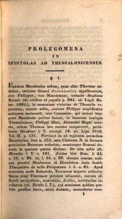 Commentarii in Epistolas Novi Testamenti. 1, Epistolae Pauli ad Thessalonicenses et Galatas