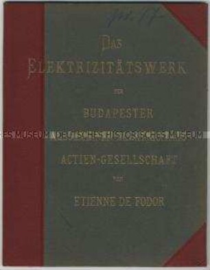 Budapester Elektrizitätswerk für die Stromversorgung