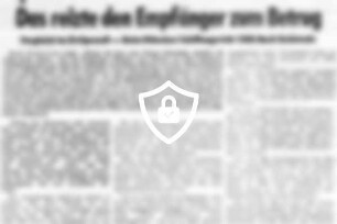 Sparkasse zahlte 8100 [Name maskiert] aus - Das reizte [Name maskiert] zum Betrug