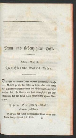 Neun und siebenzigster Heft.