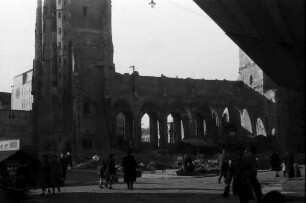 Stuttgart: Ruine, Schiff der Stiftskirche