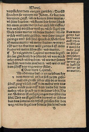 Das vierd Capittel.