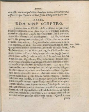 XXXIX. Juda Sine Sceptro.