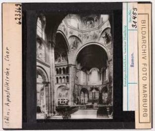 Köln: St. Aposteln, Inneres, Blick in den Chor