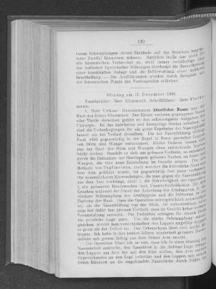Sitzung am 13. December 1898.