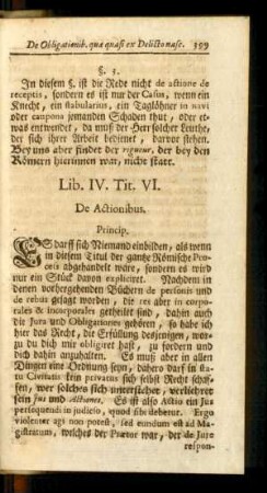 Tit. VI. De Actionibus.