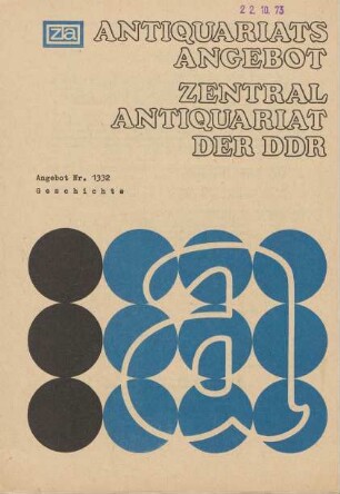 Nr. 1332: Geschichte