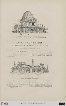 19: Les peintres américains à l'Exposition Universelle de Chicago, [2]